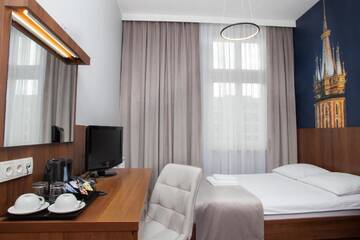 Фото номера Одноместный номер Отель Hotel Alexander 2 г. Краков 5