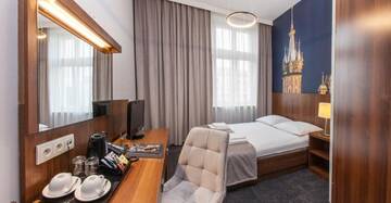 Фото номера Двухместный номер с 1 кроватью Отель Hotel Alexander 2 г. Краков 2
