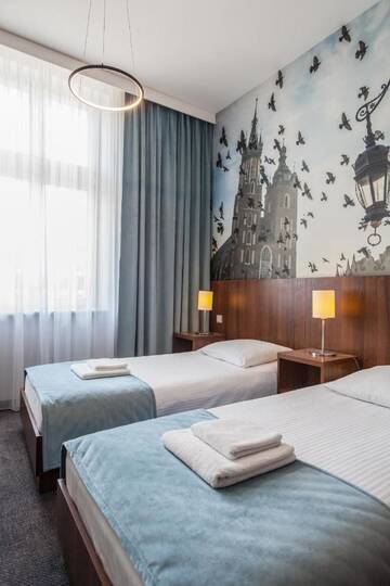 Фото номера Двухместный номер с 2 отдельными кроватями Отель Hotel Alexander 2 г. Краков 6