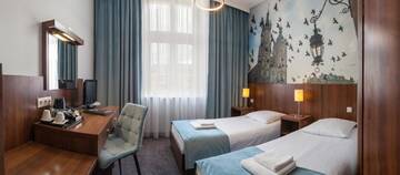 Фото номера Двухместный номер с 2 отдельными кроватями Отель Hotel Alexander 2 г. Краков 7