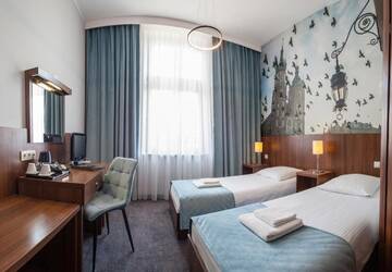 Фото номера Двухместный номер с 2 отдельными кроватями Отель Hotel Alexander 2 г. Краков 3