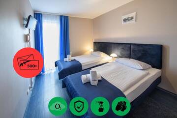 Фото номера Двухместный номер с 1 кроватью или 2 отдельными кроватями Отель Hotel Nowa Panorama г. Краков 48