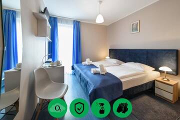 Фото номера Двухместный номер с 1 кроватью или 2 отдельными кроватями Отель Hotel Nowa Panorama г. Краков 27