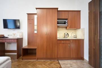 Фото номера Номер-студио эконом-класса Апарт-отели Ventus Rosa Apartments г. Краков 5