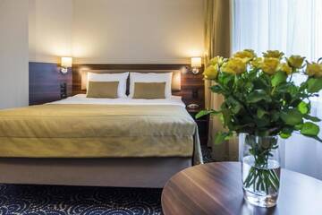 Фото номера Двухместный номер с 2 отдельными кроватями Отель Hotel Justyna г. Краков 8