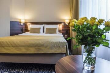 Фото номера Двухместный номер с 2 отдельными кроватями Отель Hotel Justyna г. Краков 16