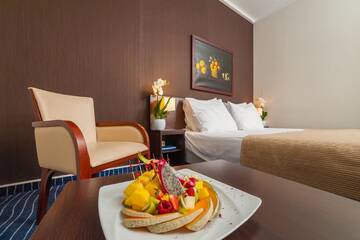 Фото номера Улучшенный люкс с кроватью размера «queen-size» Отель BEST WESTERN Efekt Express Kraków г. Краков 5