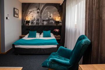 Фото номера Двухместный номер с 1 кроватью и боковым видом на реку Отель Hotel Pod Wawelem г. Краков 2