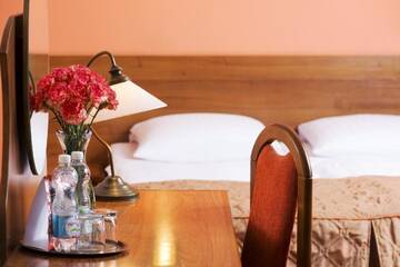 Фото номера Двухместный номер с 1 кроватью или 2 отдельными кроватями Отель Hotel Regent г. Краков 5