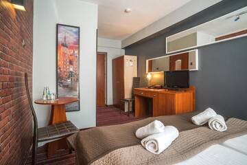 Фото номера Двухместный номер с 2 отдельными кроватями Отель Hotel Delta г. Краков 25
