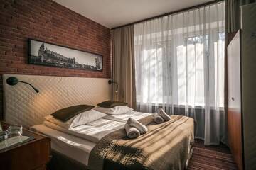 Фото номера Двухместный номер с 2 отдельными кроватями Отель Hotel Delta г. Краков 35