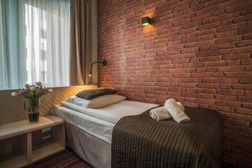 Фото номера Двухместный номер с 2 отдельными кроватями Отель Hotel Delta г. Краков 18